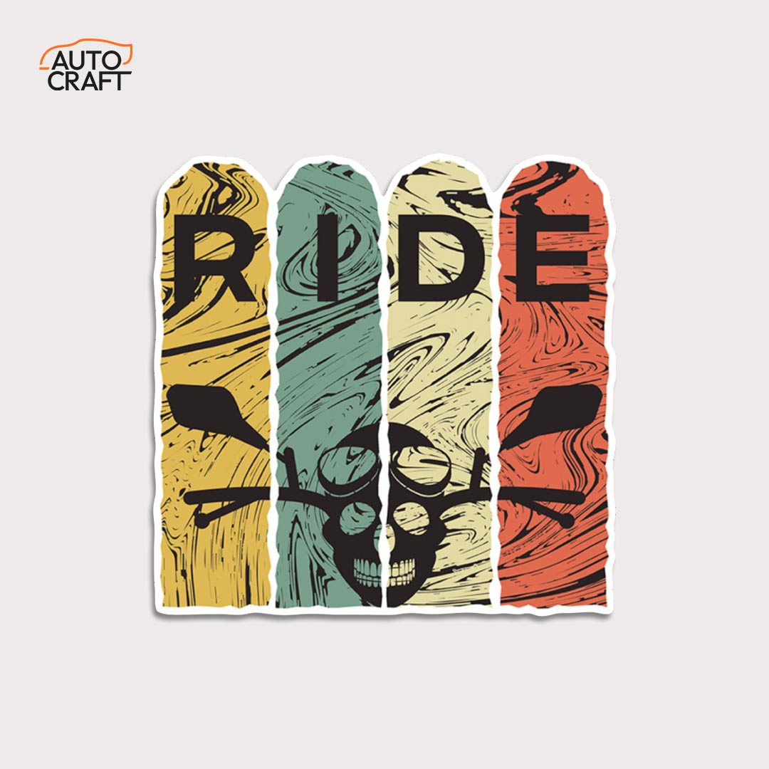 RIDE - Gel Sticker - Image 1