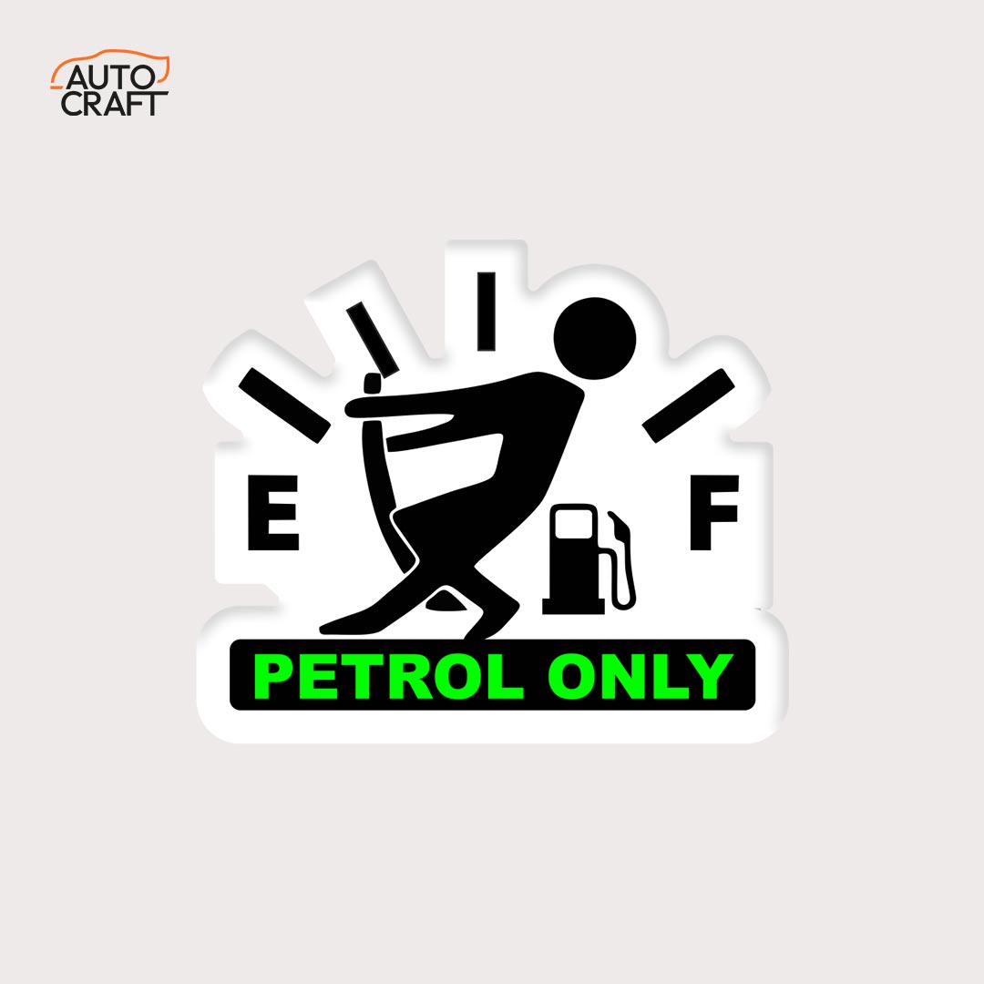 Petrol Only - Gel Sticker - Image 1