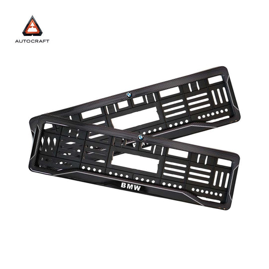 Car Number Plate Gel Frame - BMW - Black Dash