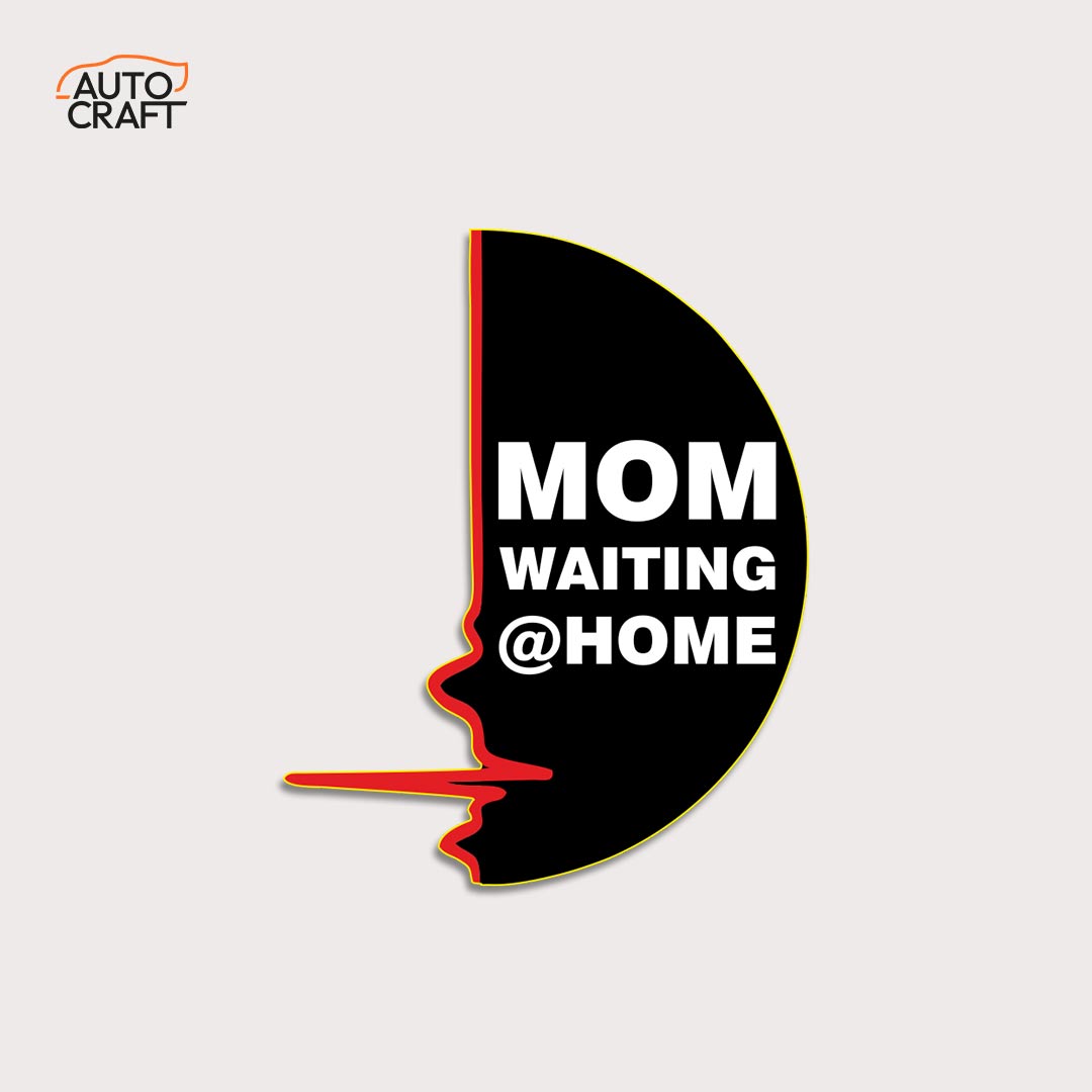 Mom waiting @ home - Gel Sticker - Image 1