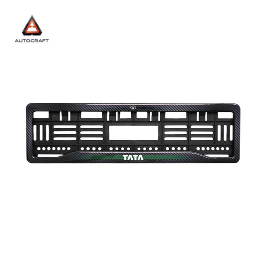 Car Number Plate Gel Frame - TATA - Green Line