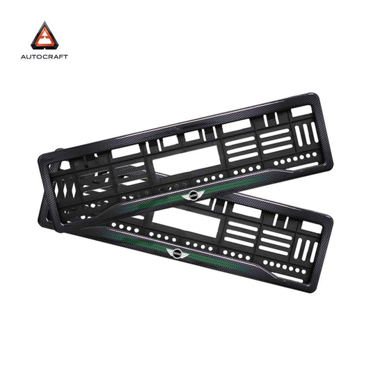 Car Number Plate Gel Frame - Mini Cooper - Green