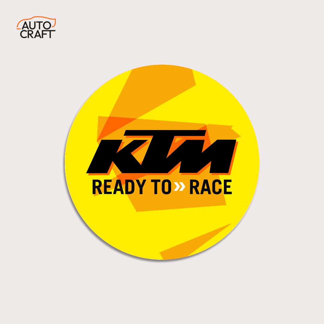 KTM ready to race - Gel Sticker - Image 1