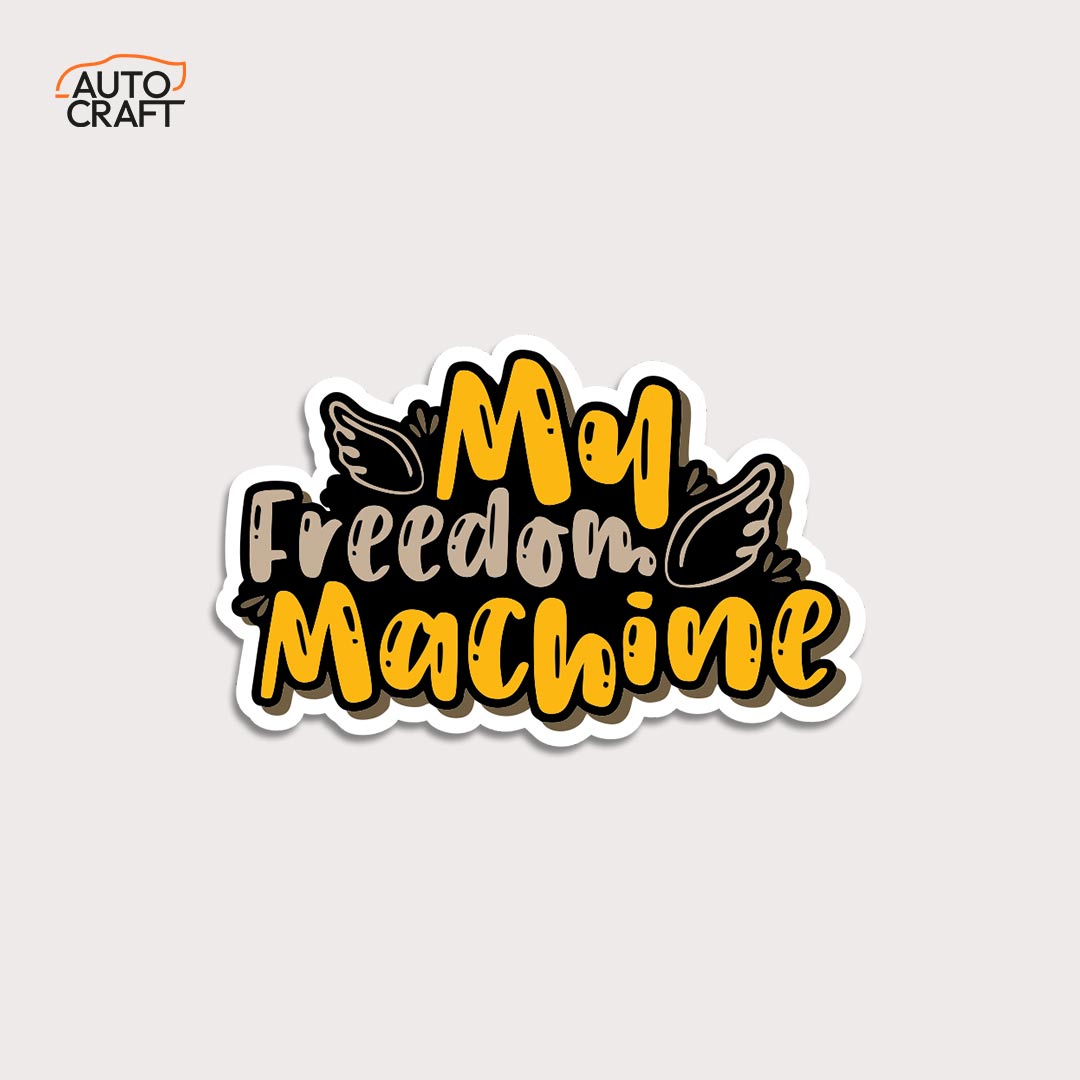 My freedom machine - Gel Sticker - Image 1