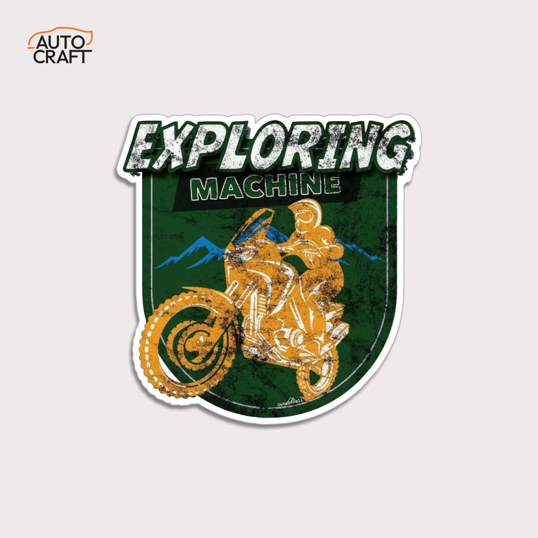 Exploring Machine - Gel Sticker - Image 1