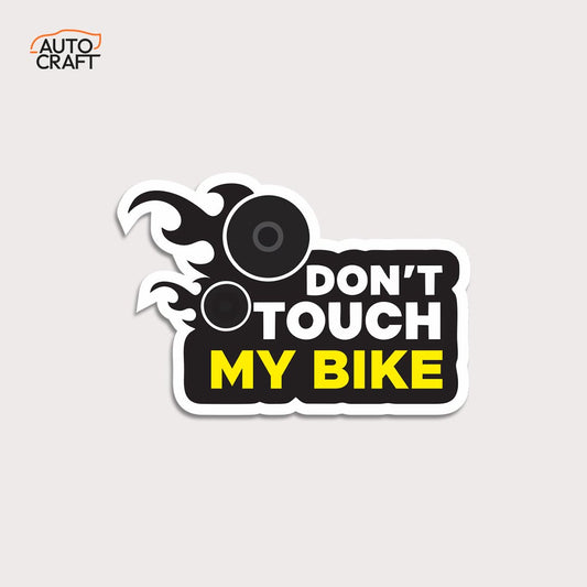 Don't touch my bike - Gel Sticker - Image 1