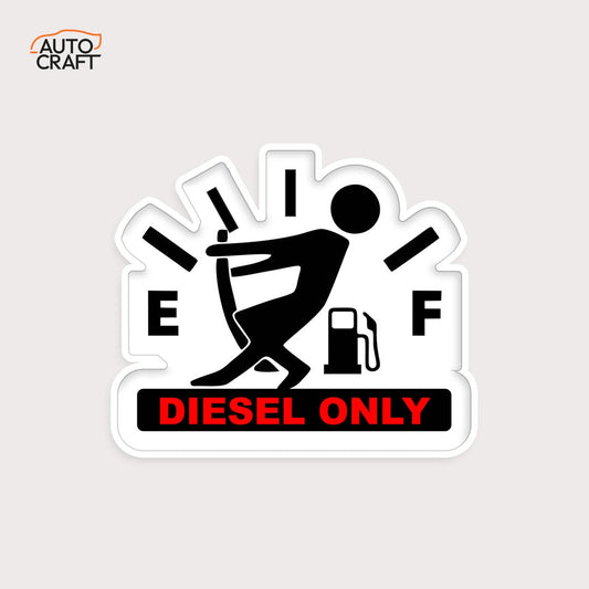 Diesel Only - Gel Sticker - Image 1