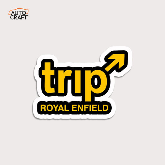Trip Royal Enfield- Gel Sticker - Image 1