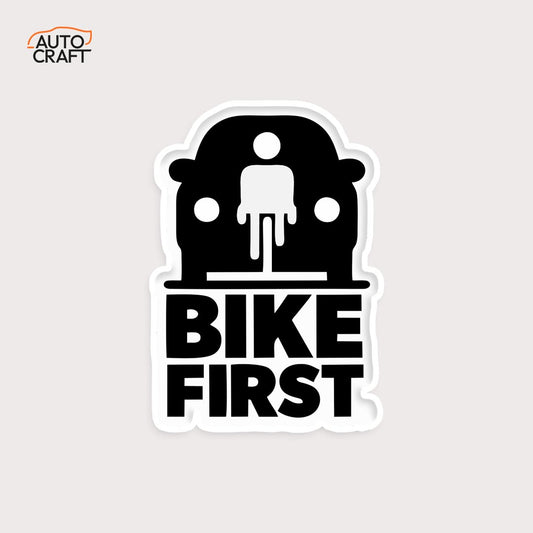 Bike First - Gel Sticker - Image 1