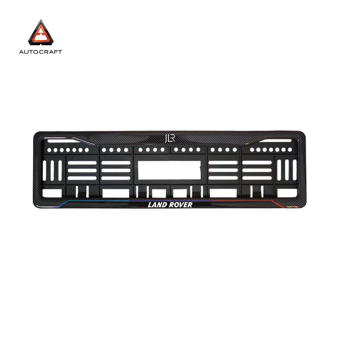 Car Number Plate Gel Frame - Land Rover - Blue and Red