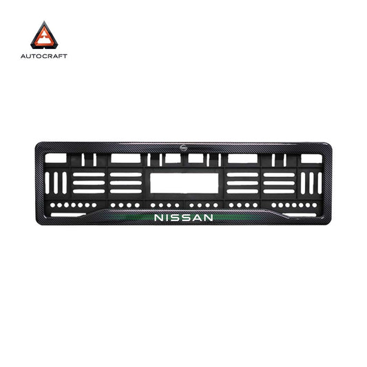 Car Number Plate Gel Frame - Nissan - Green