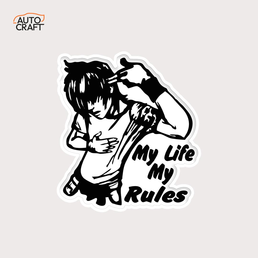 My Life My Rules - Gel Sticker - Image 1