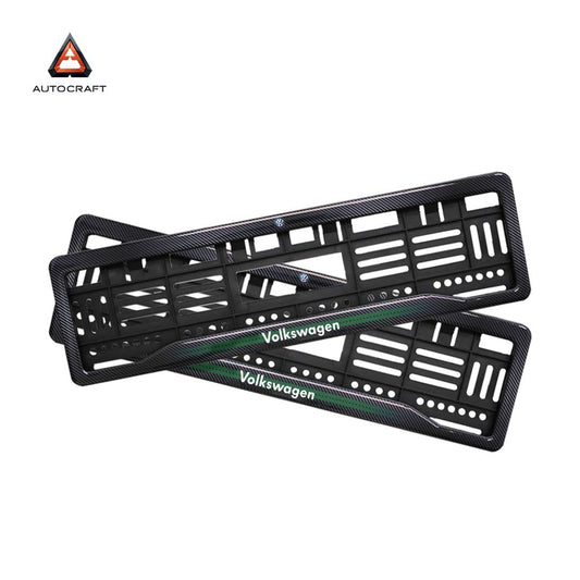Car Number Plate Gel Frame - Volkswagen - Green Line