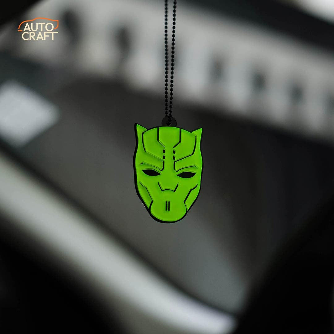 Black Panther Green Car Mirror Hanging - Image 2