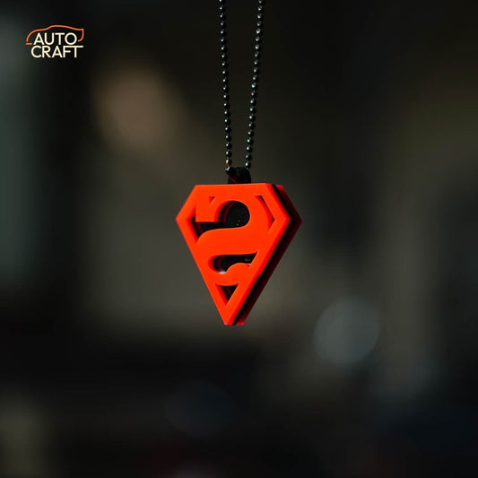 Super Man Red Car Mirror Hanging - Image 1
