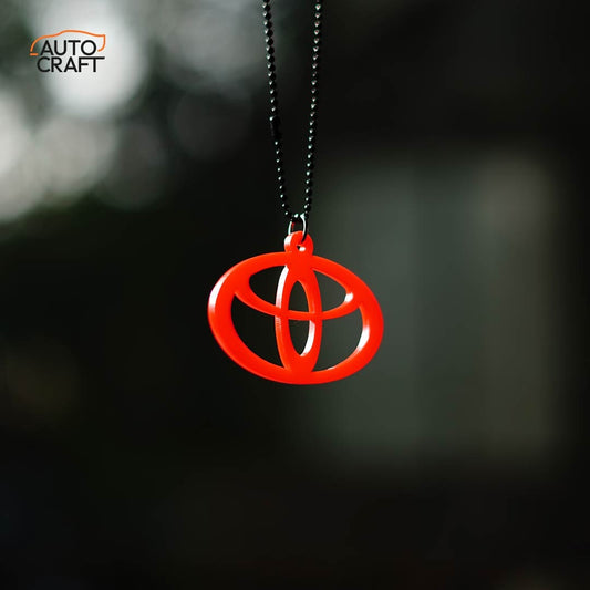 Toyota Red Car Mirror Hanging - Image 1