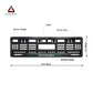 Car Number Plate Gel Frame - Benz - Green