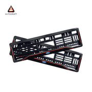 Car Number Plate Gel Frame - Ford - Red Line