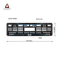 Car Number Plate Gel Frame - Mini Cooper - Blue Line
