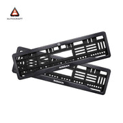 Car Number Plate Gel Frame - Nissan - Black Plain thumbnail