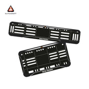 Bike Number Plate Gel Frame - Harley Davidson - Black with White Lines (Front and Back Set) thumbnail