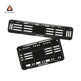 Bike Number Plate Gel Frame - Harley Davidson - Black with White Lines (Front and Back Set)