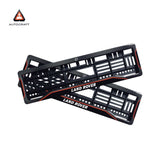 Car Number Plate Gel Frame - Land Rover - Red Line
