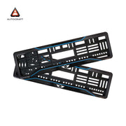 Car Number Plate Gel Frame - Mini Cooper - Blue Line