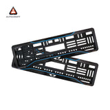Car Number Plate Gel Frame - Mini Cooper - Blue Line