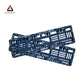 Car Number Plate Gel Frame - KIA - Forged Carbon