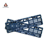 Car Number Plate Gel Frame - KIA - Forged Carbon