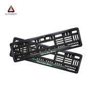 Car Number Plate Gel Frame - Benz - Green