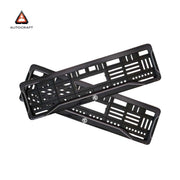 Car Number Plate Gel Frame - MG - Black Dash