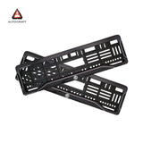 Car Number Plate Gel Frame - MG - Black Dash