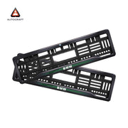 Car Number Plate Gel Frame - BMW - Green
