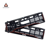 Car Number Plate Gel Frame - BMW - Red Line