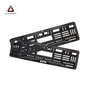 Car Number Plate Gel Frame - BMW - Black Dash thumbnail