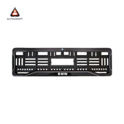 Car Number Plate Gel Frame - BMW - Black Dash thumbnail