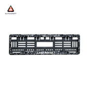 Car Number Plate Gel Frame - Land Rover - Forged Carbon thumbnail