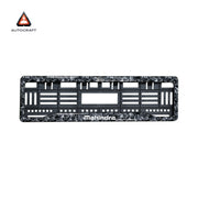 Car Number Plate Gel Frame - Mahindra - Forged Carbon thumbnail
