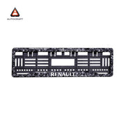 Car Number Plate Gel Frame - Renault - Forged Carbon thumbnail
