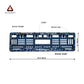 Car Number Plate Gel Frame - Volkswagen - Forged Carbon
