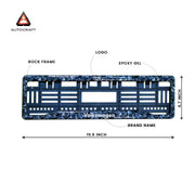 Car Number Plate Gel Frame - Volkswagen - Forged Carbon