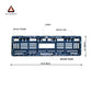 Car Number Plate Gel Frame - Skoda - Forged Carbon