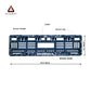 Car Number Plate Gel Frame - Honda - Forged Carbon