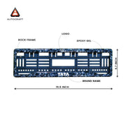 Car Number Plate Gel Frame - TATA - Forged Carbon thumbnail