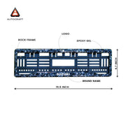 Car Number Plate Gel Frame - Suzuki - Forged Carbon thumbnail