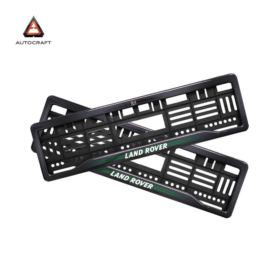 Car Number Plate Gel Frame - Land Rover - Green