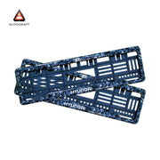 Car Number Plate Gel Frame - Hyundai - Forged Carbon thumbnail