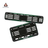 Bike Number Plate Gel Frame - Honda - Green Line (Front and Back Set)